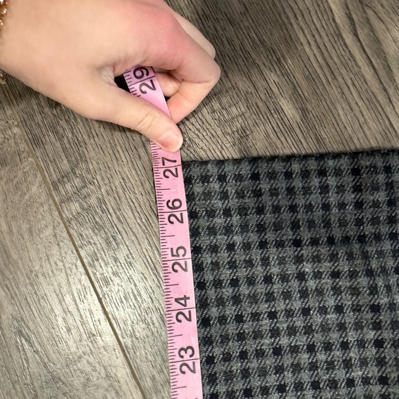 J. Jill Pants Womens Petite Ponte Full Leg Checked Pull On Stretch - Picture 5 of 6